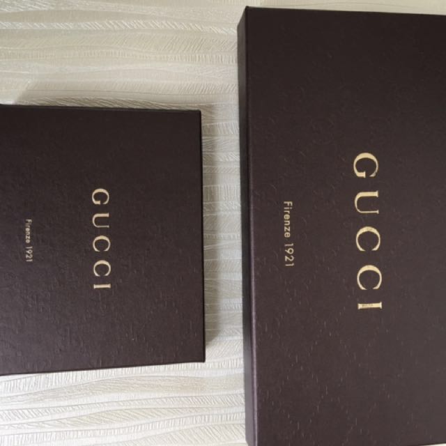 Gucci purse box \u0026 card box (Authentic 