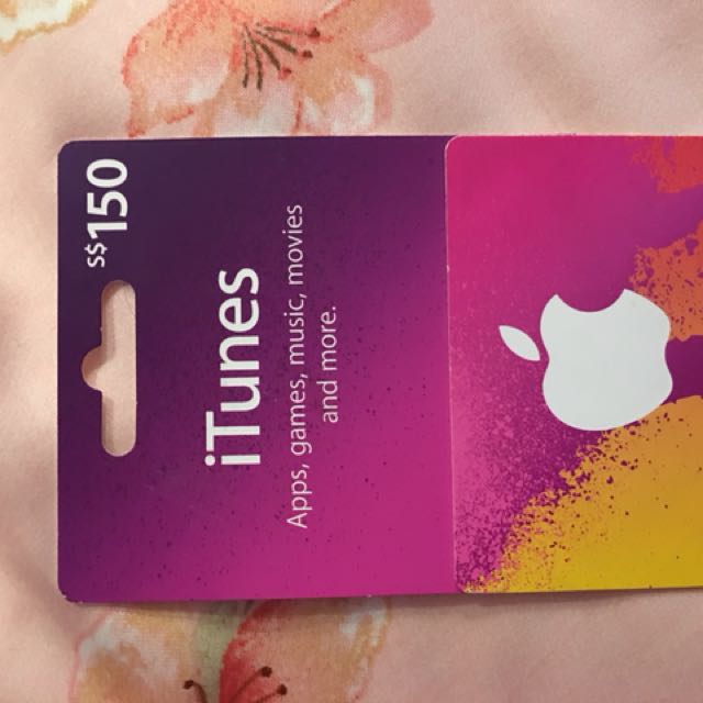 iTunes Gift Card, Entertainment, Gift Cards & Vouchers on Carousell
