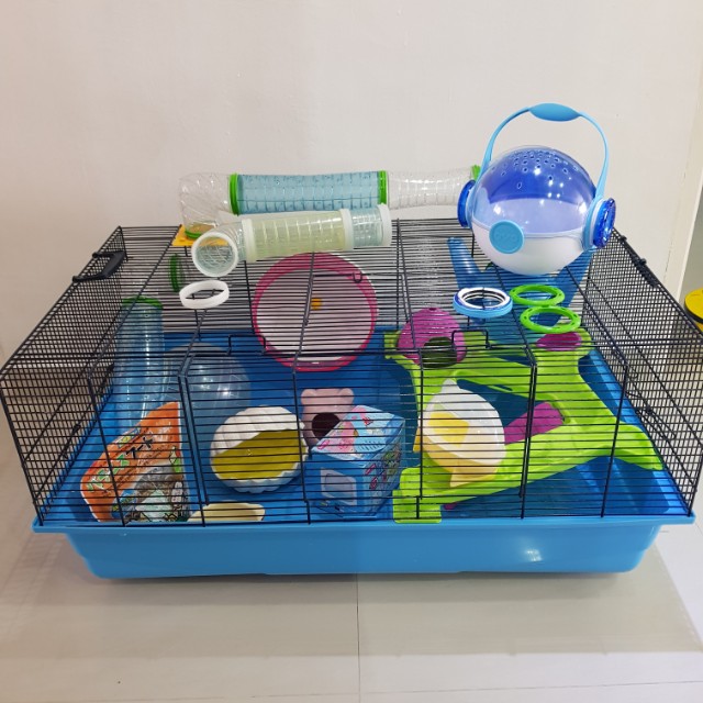 Large Hamster sky metro Cage Pet Supplies Homes Other Pet Accessories on Carousell