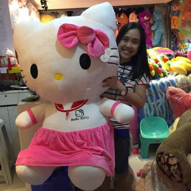 life size hello kitty teddy bear