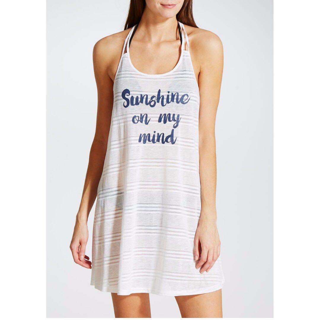 matalan white linen dress