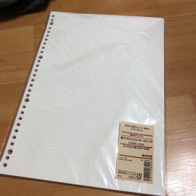 Loose Leaf Graph Paper A4 500 Pack 100103410 Loose Leaf A5 Grid 5mm 