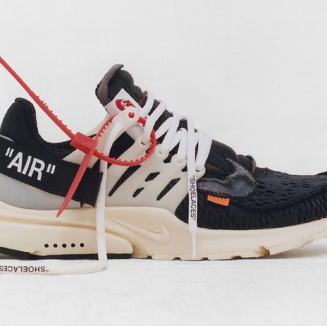 nike 10 air presto off white