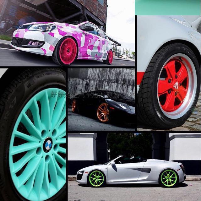 recolor rubber paint hub spraying film car motorcycle bicycle rims car accessories on carousell