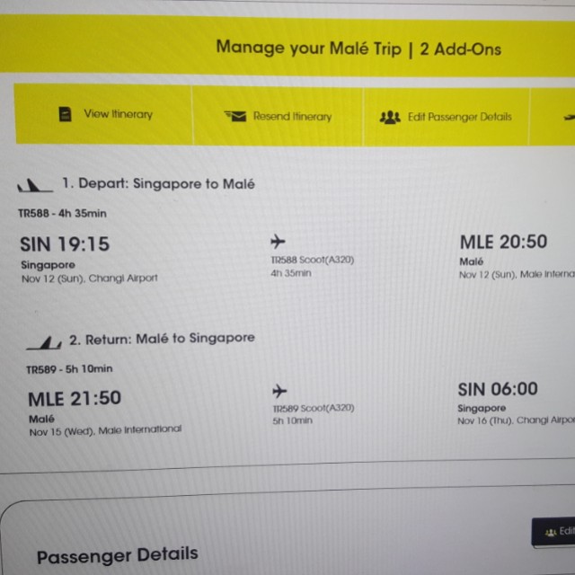 Maldives ticket price from malaysia