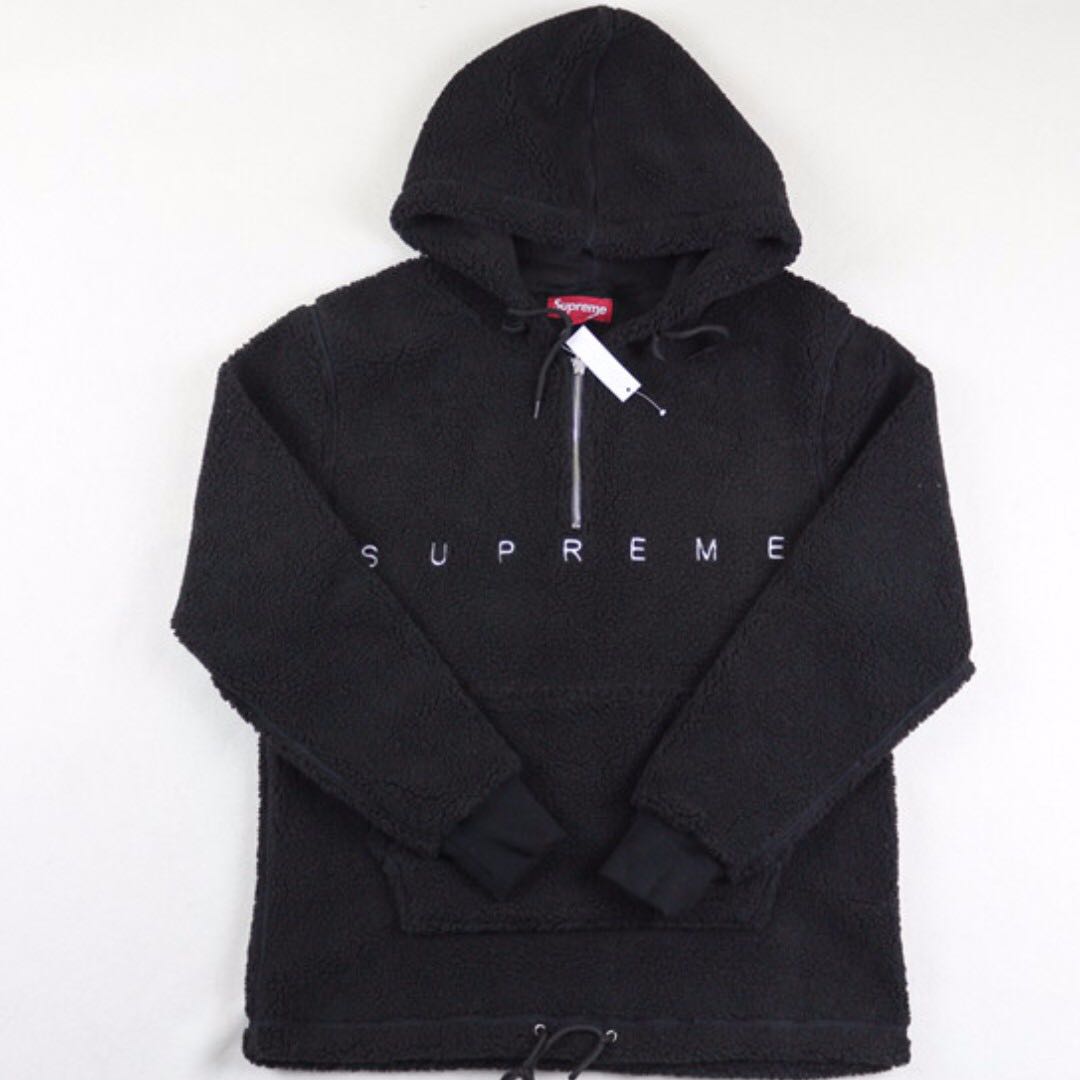 supreme sherpa pullover