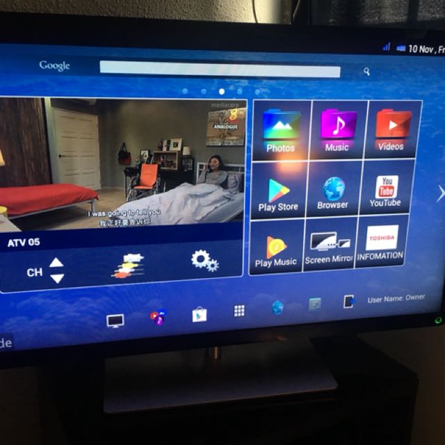 toshiba smart tv google home