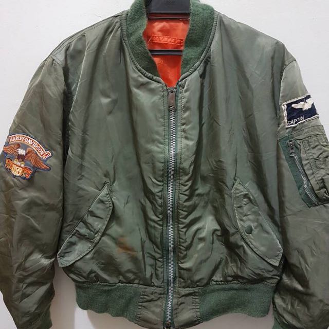 Vintage USAF US Military Bomber Jacket M, Men's Fashion, Coats, Jackets