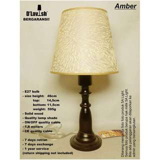 Amber, Table Lamp, Lampu Meja