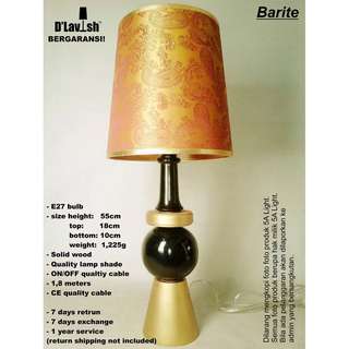 Barite, Lampu Meja, Lampu Hias, Lampu Tidur