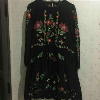 Zara embroidery flower