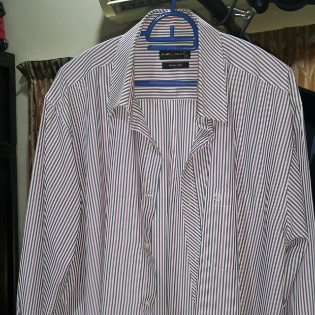 Alain Delon Shirt Kemeja Size Xl Men S Fashion Clothes Tops On Carousell