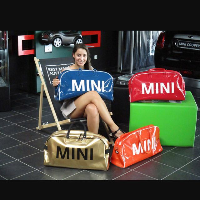 Mini Cooper Handbag Messenger Bag Tote Pu Travel Duffle - AliExpress