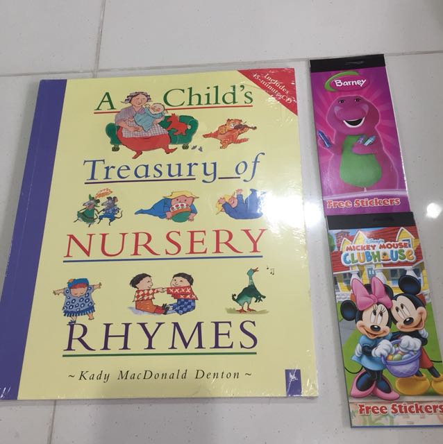 Book Of Nursery Rhymes Comes With A Cd Books Stationery