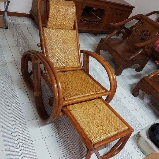 Reclining cane outlet chairs