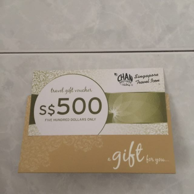 Chan Brothers Travel Vouchers, Tickets & Vouchers, Vouchers on Carousell