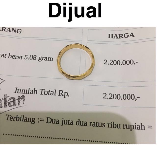 Cincin emas 18k #moveonyuk
