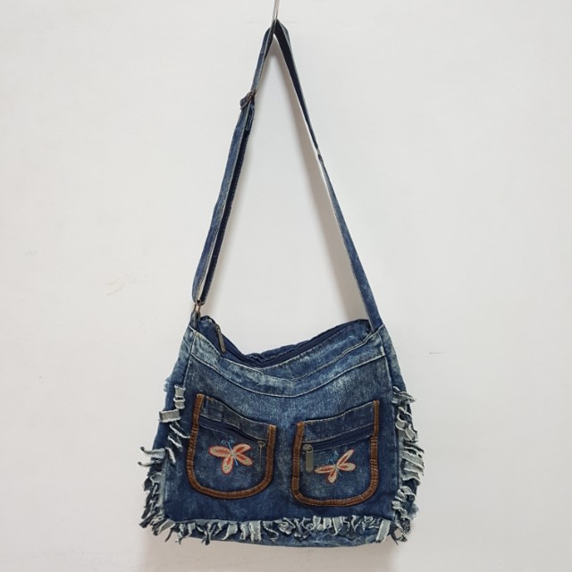 sling bag jeans