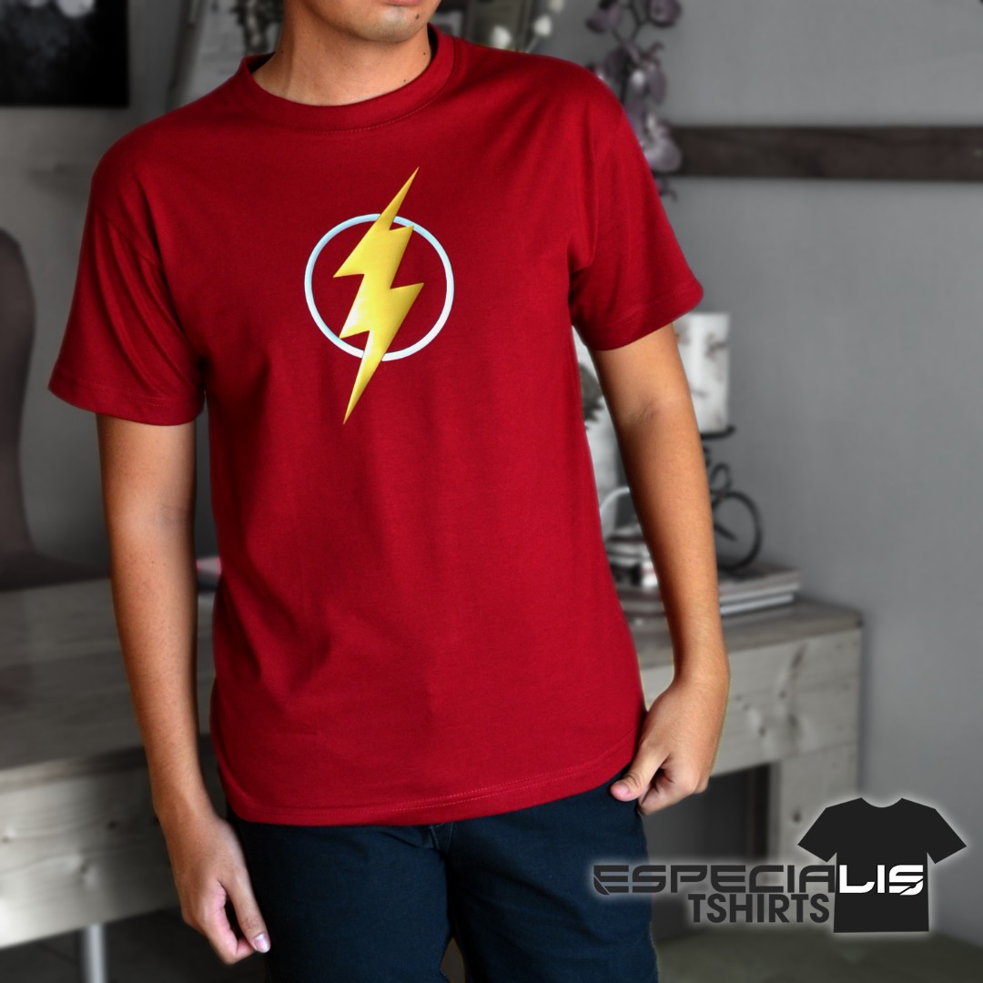 Justice League The Flash Logo Black Official Movie Unisex T-Shirt 