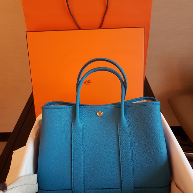 Hermes GP 30 / Hermes garden party 30 gold negonda # T, Luxury, Bags &  Wallets on Carousell