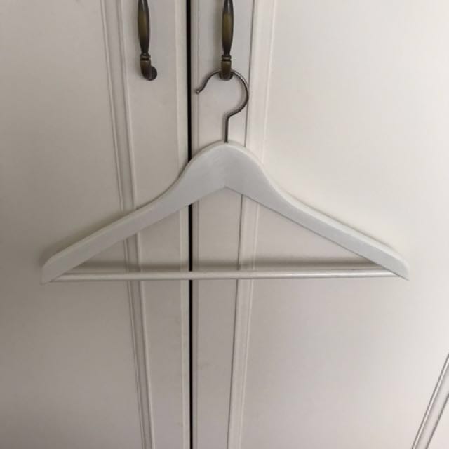 IKEA white wooden hanger, Furniture & Home Living, Furniture, Shelves