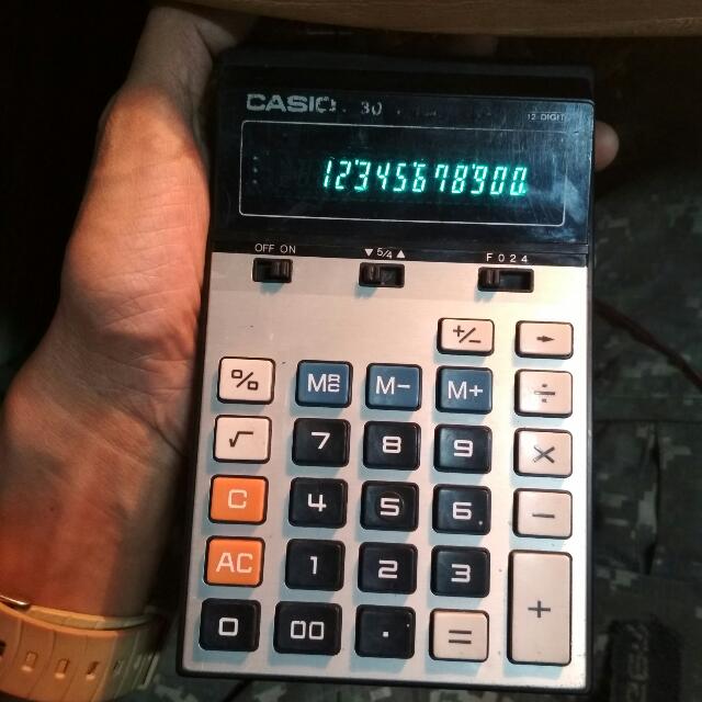 Kalkulator casio jadul antik lainnya di carousell