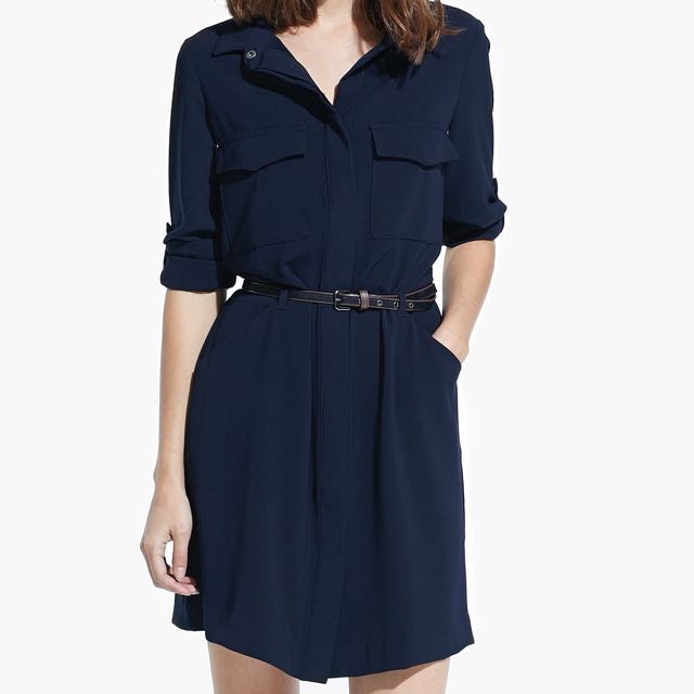 Mango Basics Shirt Dress