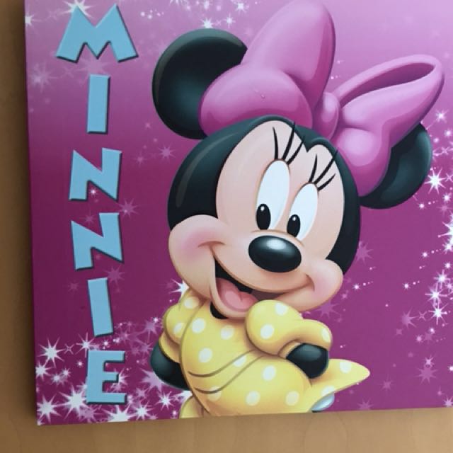 Minnie Mouse Canvas Painting Babies Kids On Carousell