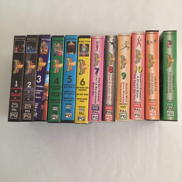 Original Power Ranger VHS, Hobbies & Toys, Memorabilia & Collectibles ...