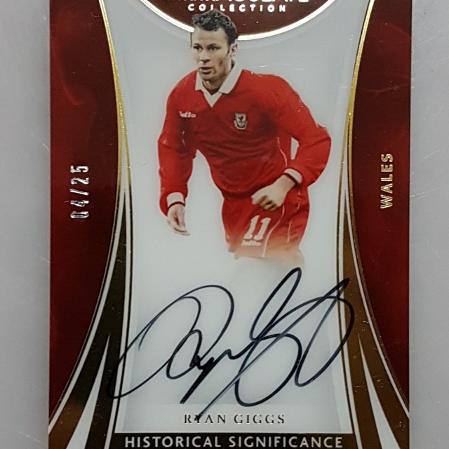 Panini Immaculate Ryan Giggs Historical Signature 4 25 Toys Games Board Games Cards On Carousell
