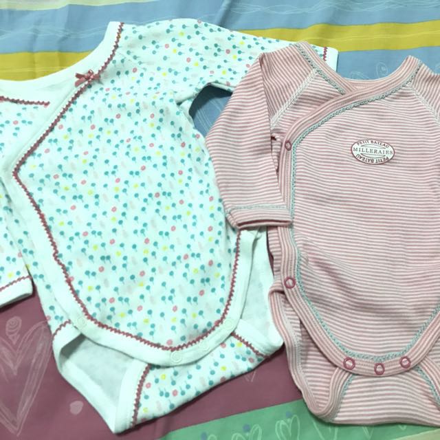 petit bateau long sleeve bodysuit