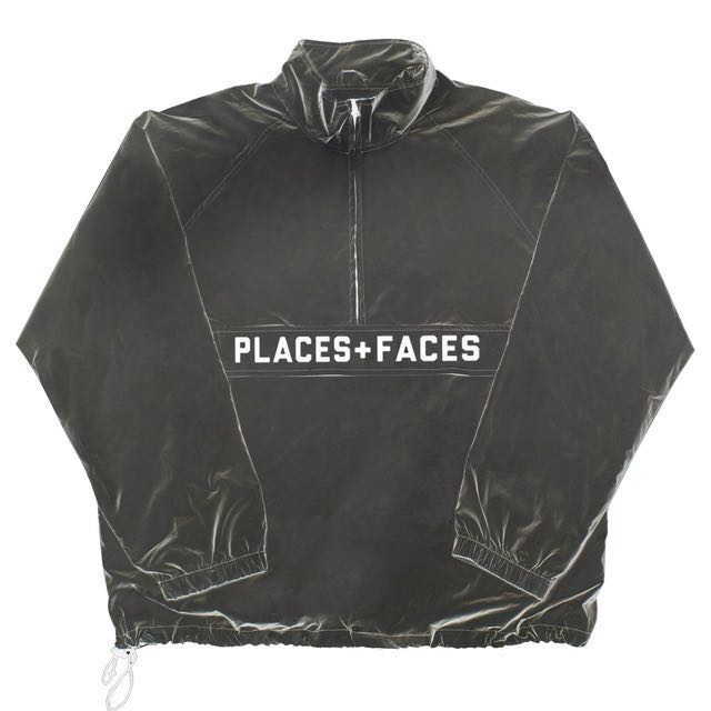 Places Faces Black Reflective 3m Jacket Men S Fashion Clothes On Carousell
