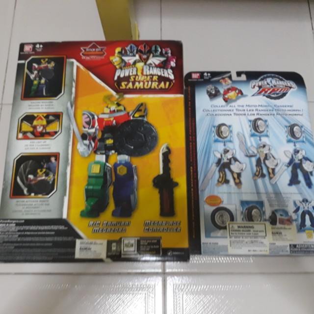Super Samurai Rpm Power Ranger Super Samurai Remote Controlled Megazord + RPM Black ...