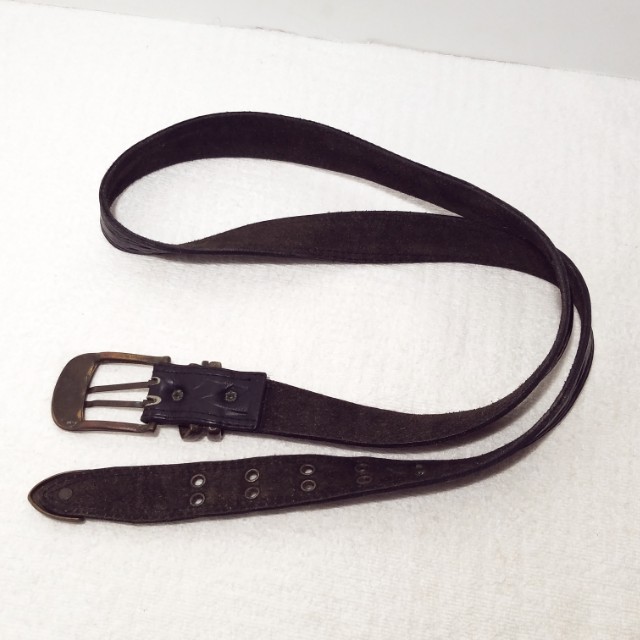 reebok leather belt