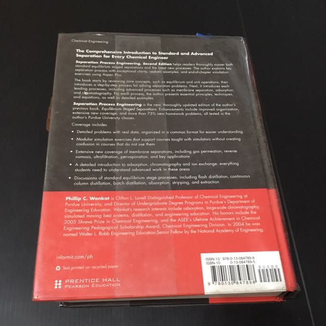 Separation process engineering hobbies toys books magazines