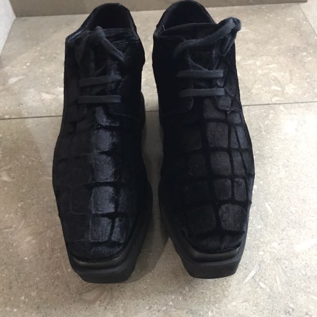 stella mccartney all black elyse shoes