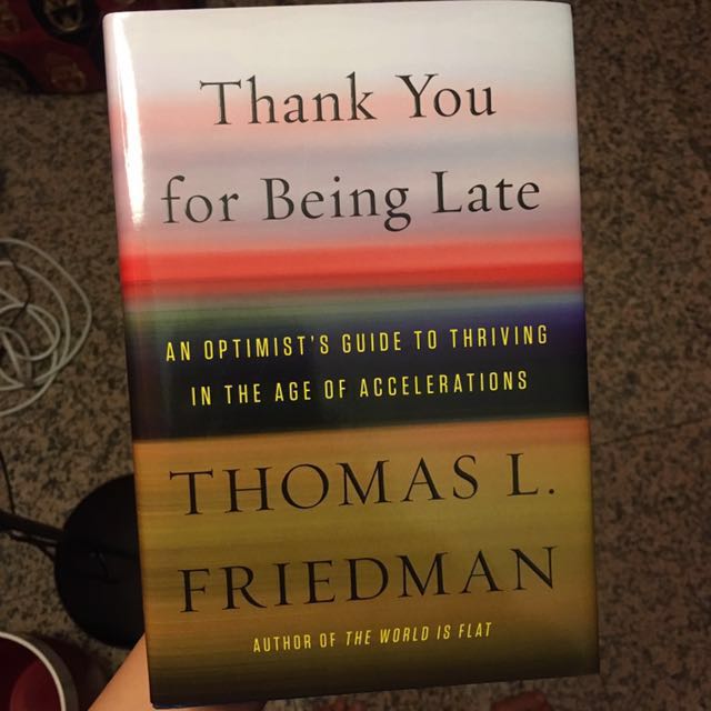 Thank You For Being Late Books Stationery Fiction On Carousell