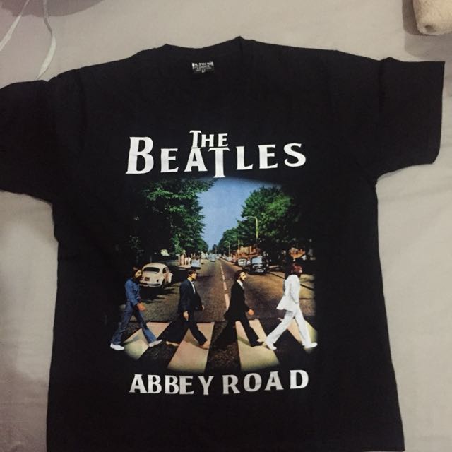 The beatles t shirt abbey road, Fesyen 