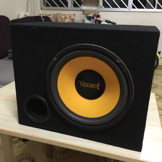 Thump car shop subwoofer