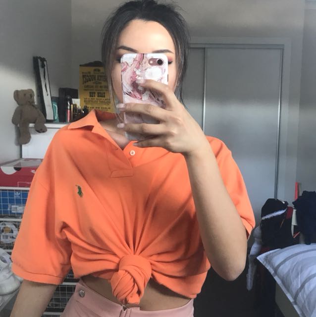 oversized polo shirt womens