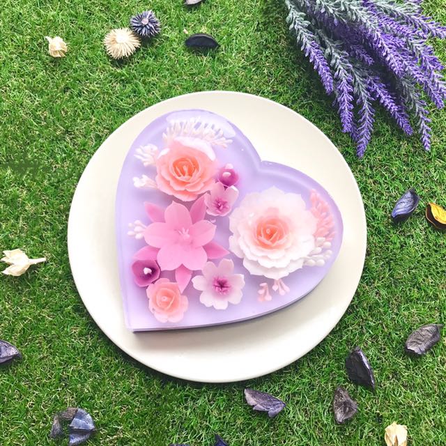 3d Flowers Jelly Cake Food Drinks Baked Goods On Carousell