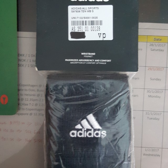 adidas wrist band