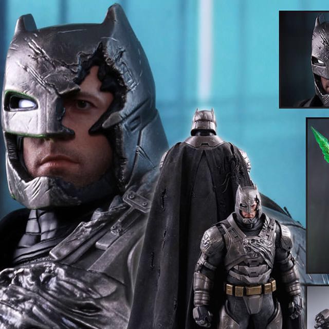 armored batman battle damaged version