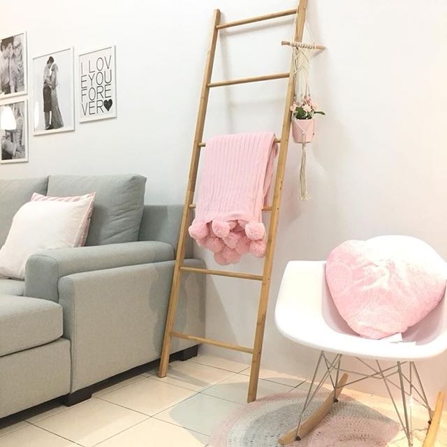 Bamboo Decorative Ladder Home Furniture Home Decor On Carousell