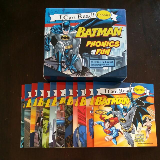 Batman Phonics Fun My First I Can Read Books Stationery
