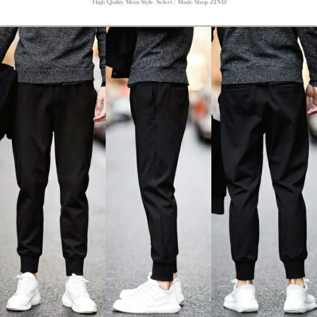 black sweatpants outfit mens