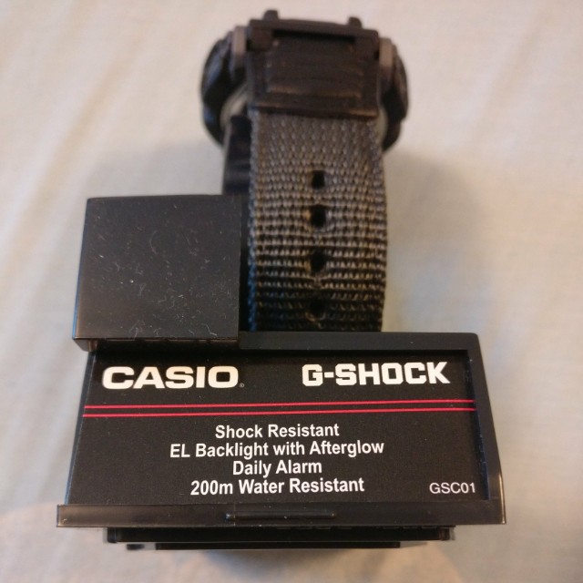 BN Casio G Shock GSC01 black