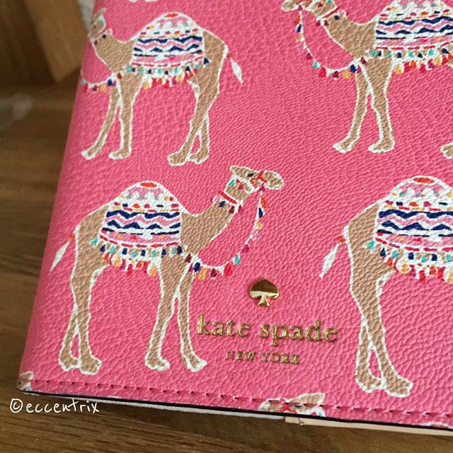 Kate spade 2025 camel passport holder