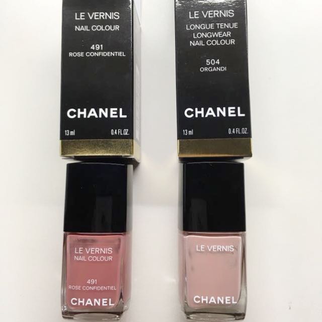 Chanel Le Vernis Longwear Nail Colour # 504 Organdi 13ml/0.4oz buy in  United States with free shipping CosmoStore