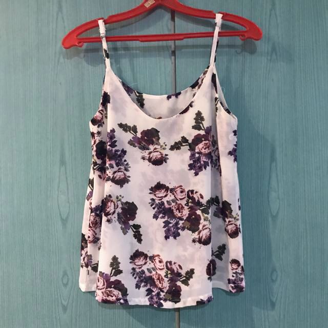 Clearance Floral Spaghetti Strap Top Women S Fashion Clothes